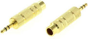 3.5mm Male naar 6.5mm Female Jack adapter converter (2 stuks)