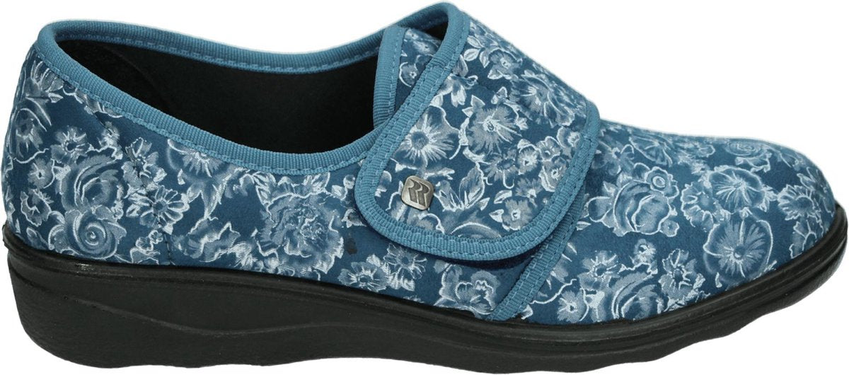 Romika ROMISANA 80 - Volwassenen Dames pantoffels - Kleur: Blauw - Maat: 42
