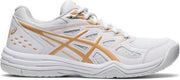 ASICS Upcourt 4 Dames - wit/goud - maat 36