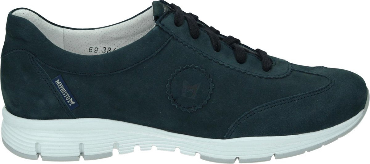 Mephisto YAEL BUCKSOFT - Volwassenen Lage sneakers - Kleur: Blauw - Maat: 42