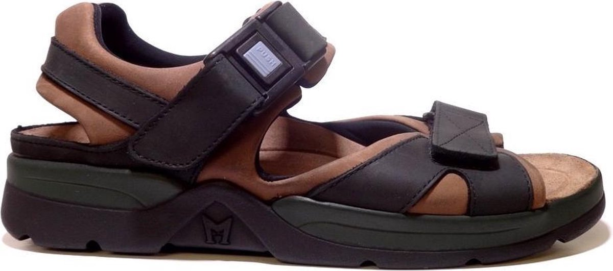 Mephisto SHARK FIT SANDALCALF - Volwassenen Heren sandalen - Kleur: Bruin - Maat: 41