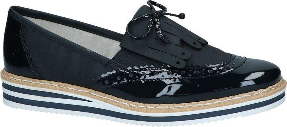 "Donkerblauwe Mocassins Rieker "
