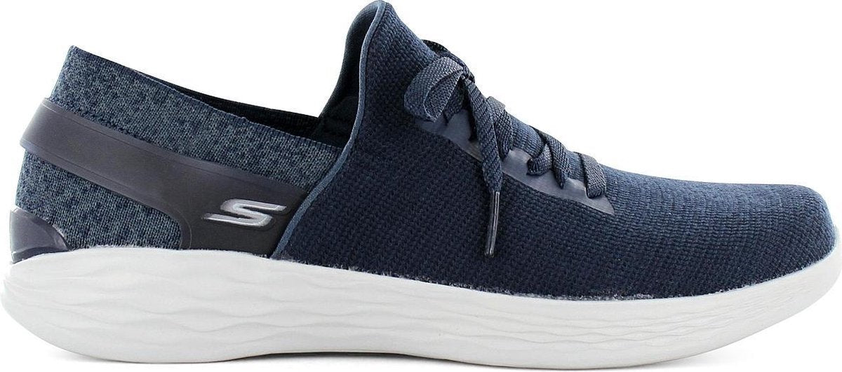 Skechers YOU Smile - Dames Sneakers Sport Casual Schoenen Navy Blauw 15815-NVGY - Maat EU 36 UK 3