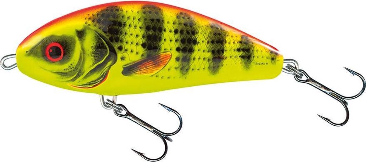 Salmo Fatso Sinking - Jerkbait - Bright Perch - 10cm - Geel