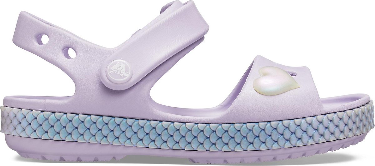 Crocs Sandalen - Maat 23/24 - Meisjes - lila/wit/licht blauw