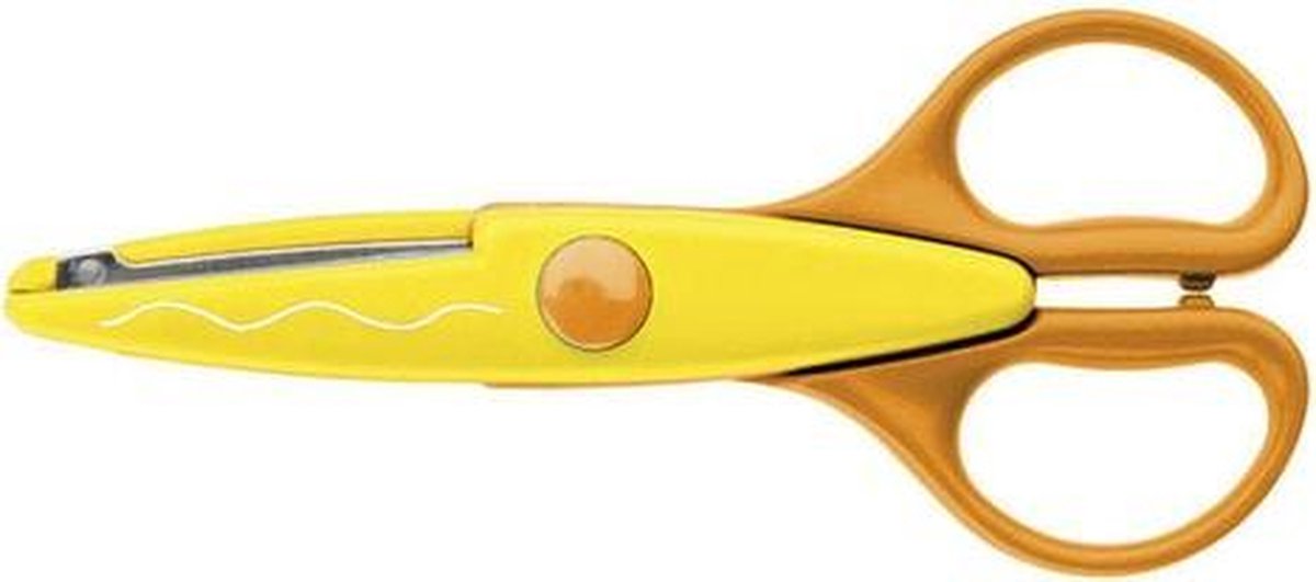 figuurschaar Westcott 14cm motief grote golven