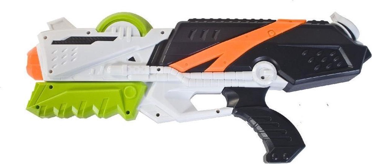 2x Waterpistool/waterpistolen gekleurd 42 cm