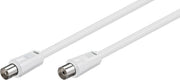Goobay 34006 coax-kabel IEC male IEC female 10 m Wit