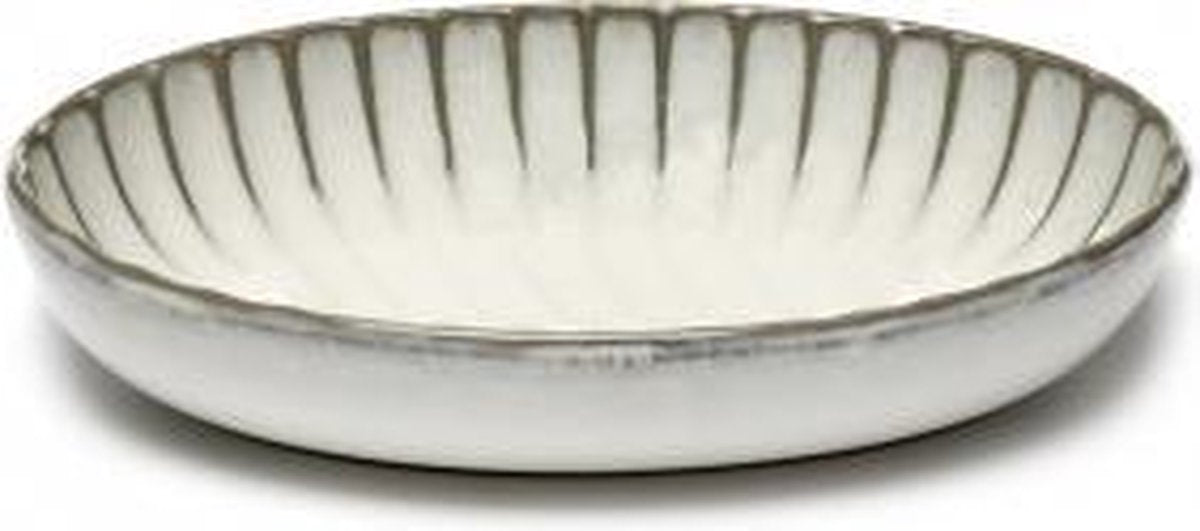 Serveer kom diep wit ovaal 19cm Inku Sergio Herman Serax 2 st.