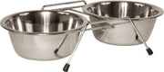 Kerbl Dubbele Voerbak Incl. 2x1800 Rvs Bak