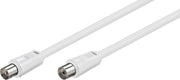 Goobay 50716 coax-kabel 10 m IEC Wit