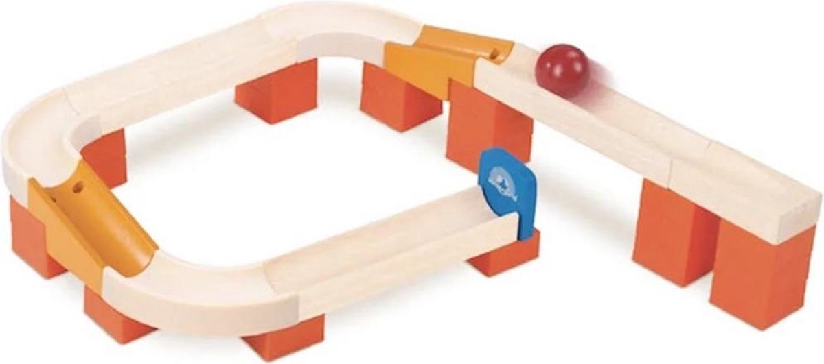 Knikkerbaan Wonderworld Tracks & Ball 32x27 cm