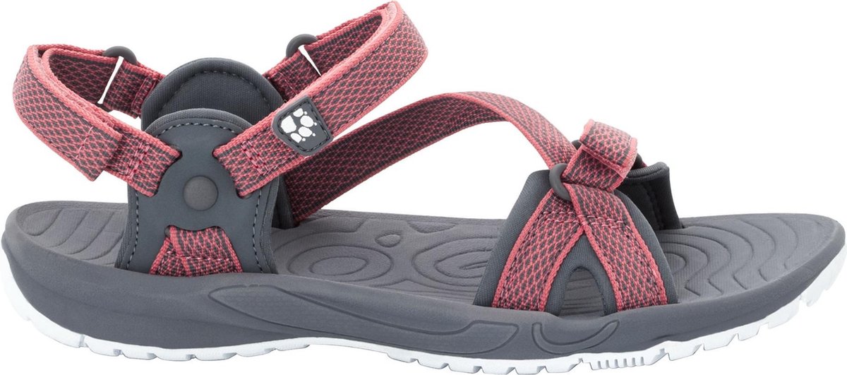 Jack Wolfskin Lakewood Ride Sandalen Dames - Roze; Donkergrijs - Maat 40.5