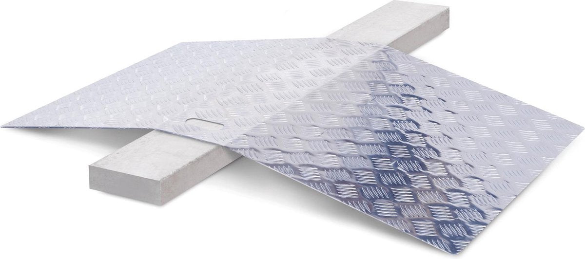 Datona® - Dubbele drempelhulp - 15 cm hoogte drempelplaat rijplaat oprijhelling