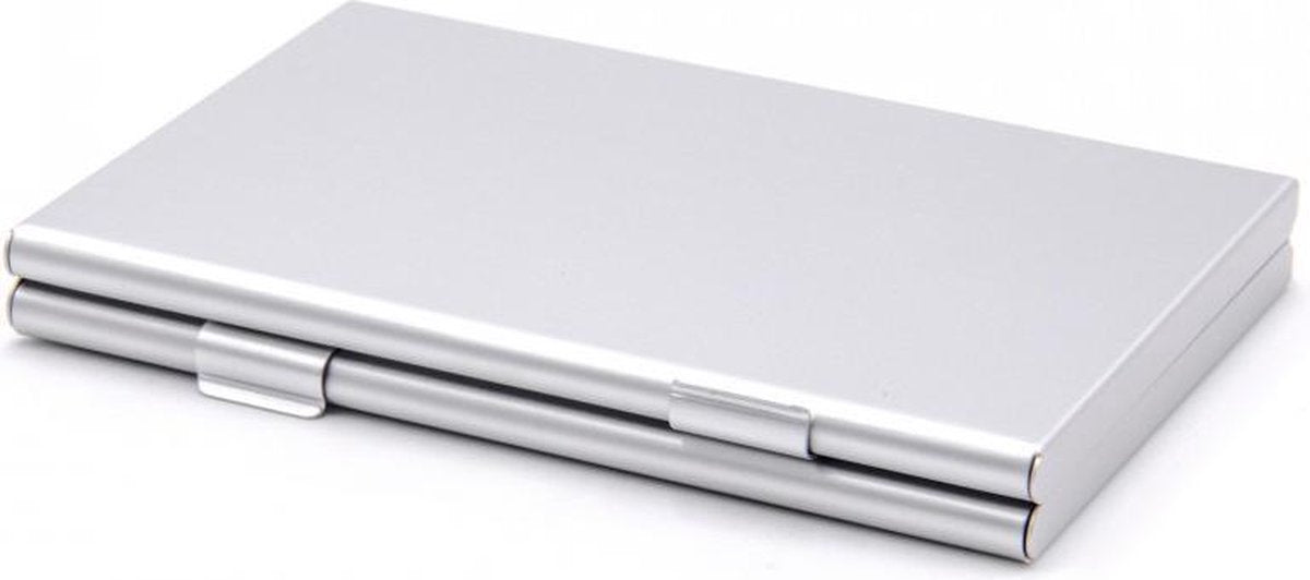 VHBW Opbergbox voor 6 SD geheugenkaarten / aluminium