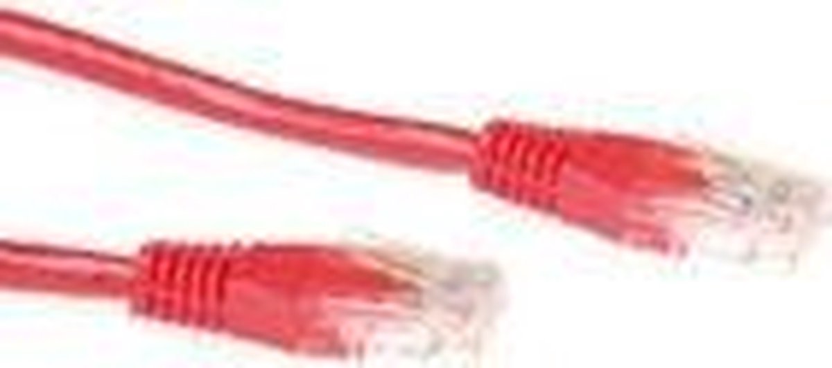 ACT CAT6A UTP 20m netwerkkabel Rood