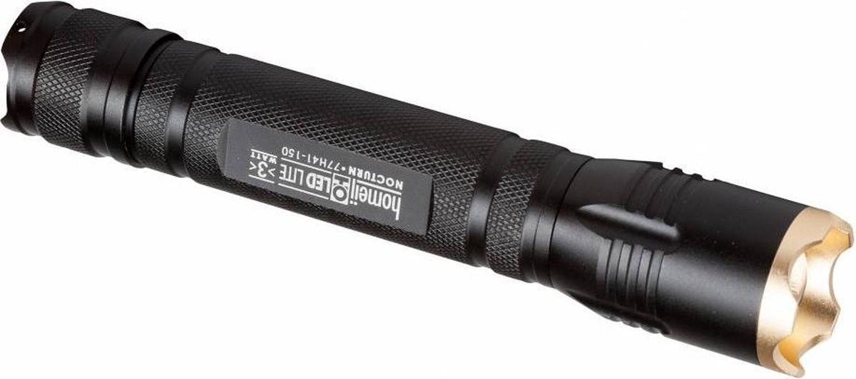 Homeij Nocturn LED Zaklamp Zwart