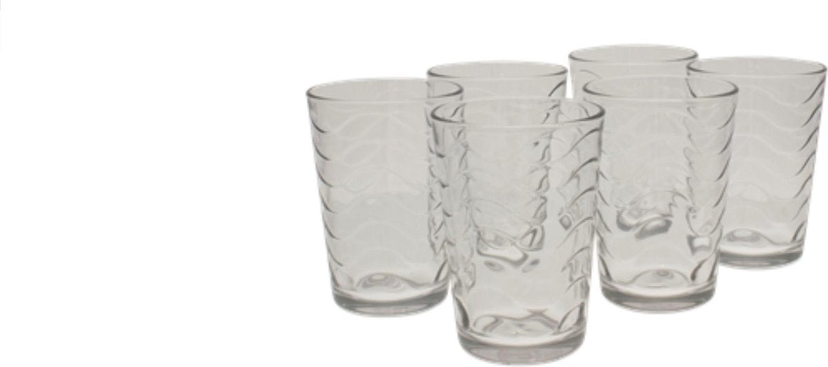 Glass4you Glazen | Waterglas | Waterglazen | Glas | 6 Stuks