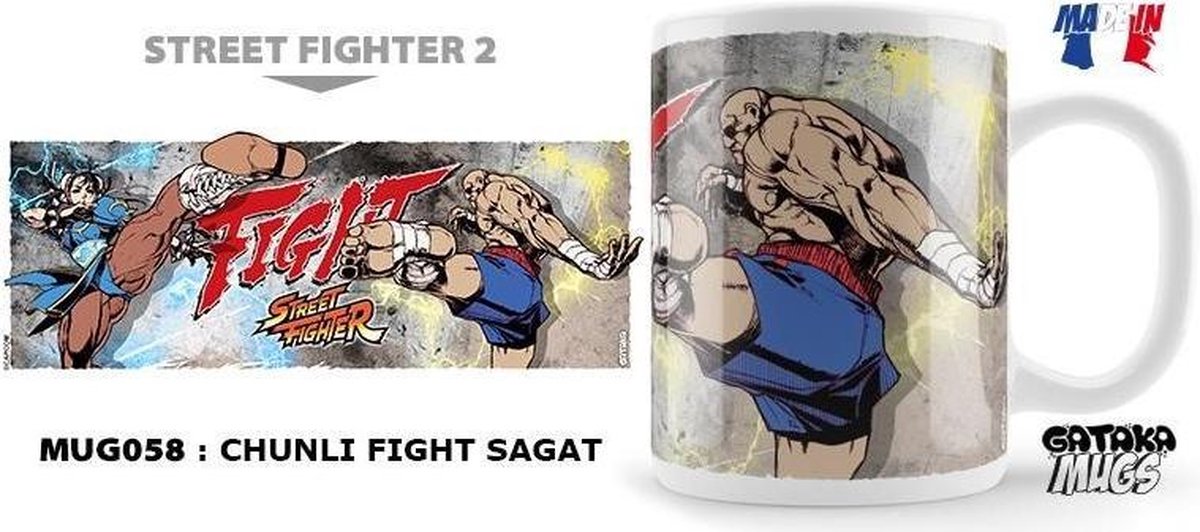 STREET FIGHTER - Mug - Chunli Fight Sagat