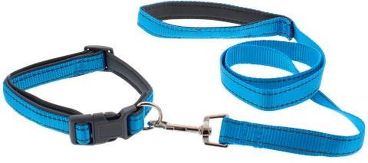 Hondenriem Met Verstelbare Halsband | 100 cm | Maat M 33-50 cm