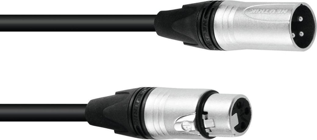 SOMMER CABLE DMX kabel XLR 3pin 1.5m bk Neutrik