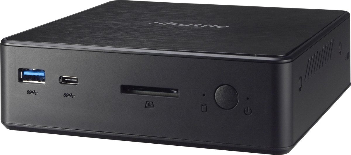 Shuttle XPС slim NC10U Zwart Intel SoC BGA 1528 4205U 1