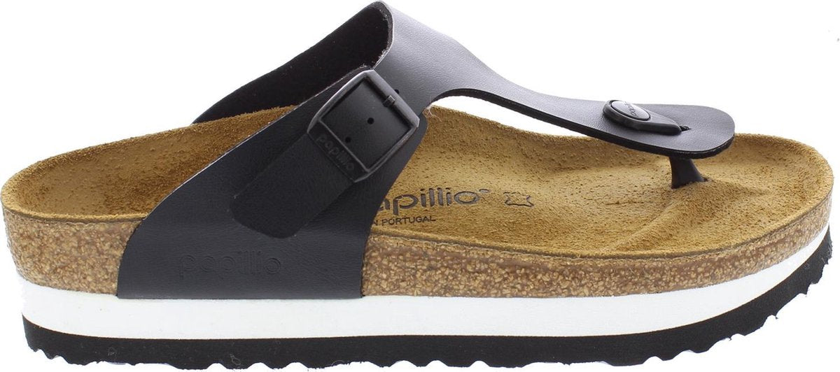 Papillio Gizeh zwart regular slippers dames (S) (1014979)