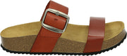 Red Rag 78110 - Volwassenen Dames slippers - Kleur: Cognac - Maat: 42