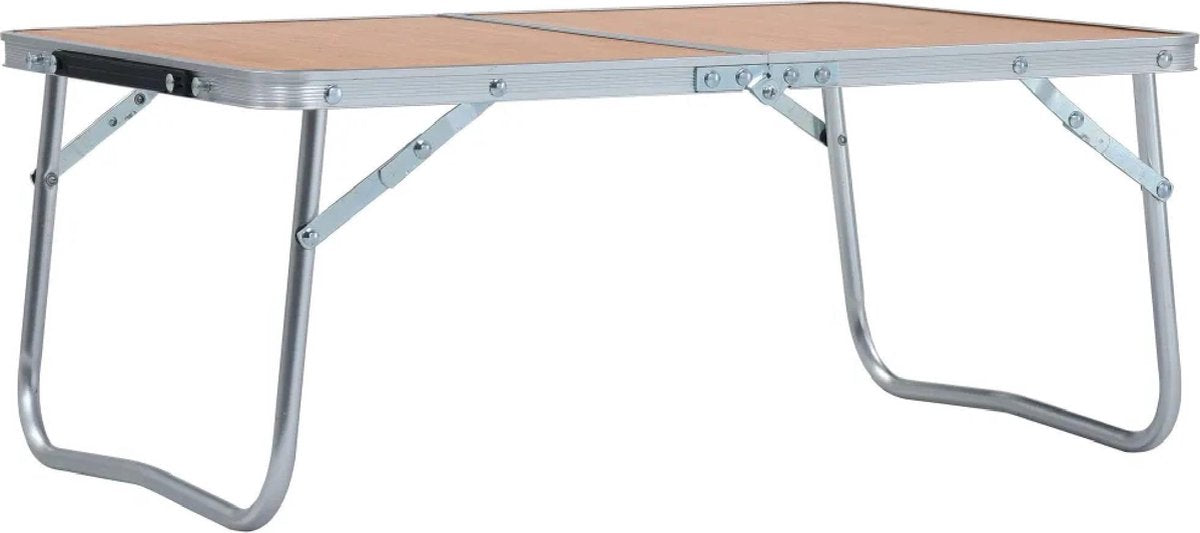 Campingtafel - Aluminium bruin - inklapbaar - Buiten - Camping - industrieel - Nieuwste Collectie
