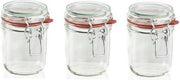 Leifheit 3192 Weckpot met beugel 370ml Glas (set van 3 stuks)