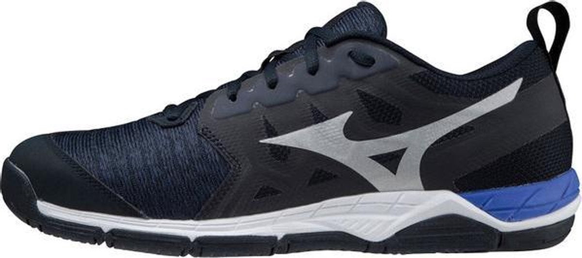 Mizuno Wave Supersonic 2 - zwart/wit/blauw - maat 46.5