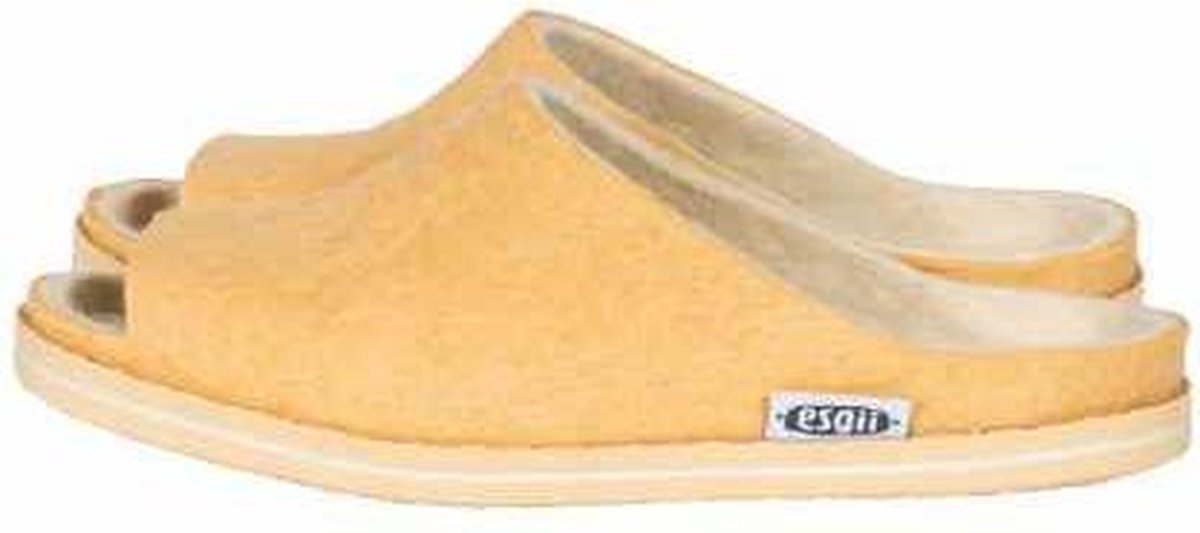 Vilten zomer slipper Cornsilk yellow - maat 40