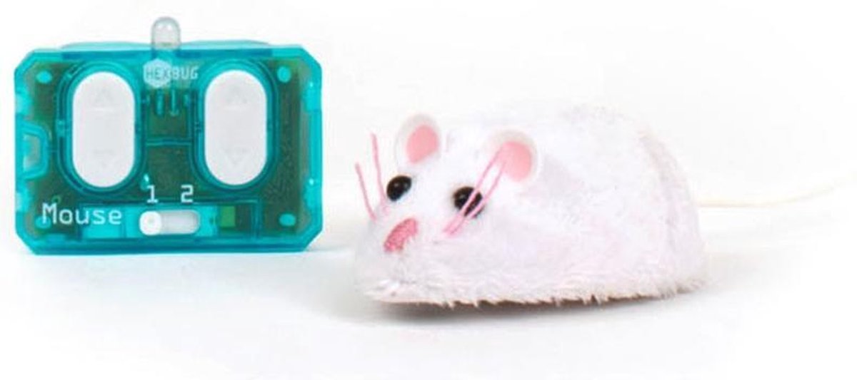Hexbug Kattenspeelgoed Rc Muis Wit/blauw