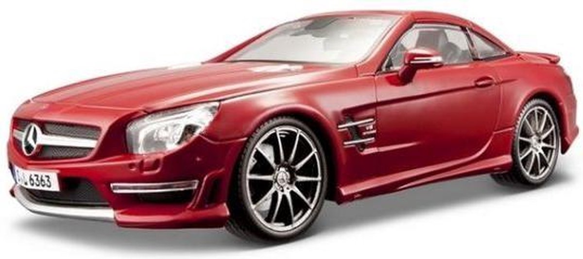 Mercedes-Benz SL 63 AMG Hard Top Rood 1-18 Maisto