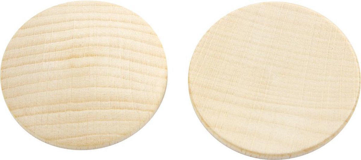 Wooden buttons. 40 mm. 100 pc