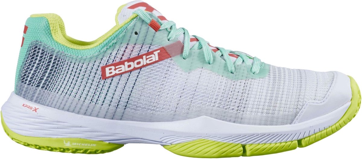 Babolat Jet Ritma dames padelschoen - grijs/spring bouquet - maat 40