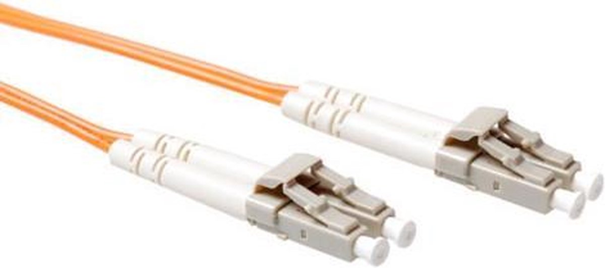ACT 1 meter LSZH Multimode 62.5/125 OM1 glasvezel patchkabel duplex met LC connectoren RL9001