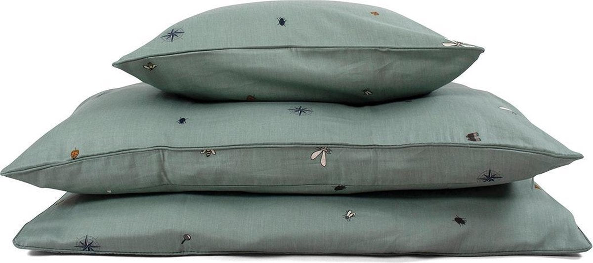 Filibabba - Donsovertrek 100 x 140cm - Little Explorer - Moss green - One size