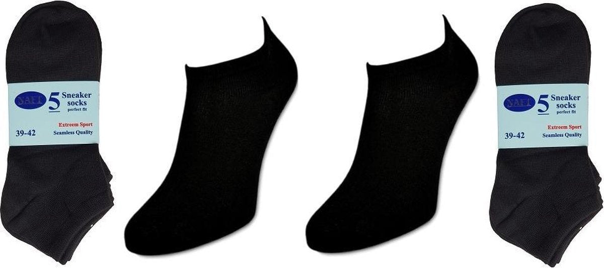 Naft Sneaker Enkelsokken Multipack Unisex Sneakersokken - 10 paar - maat 39-42