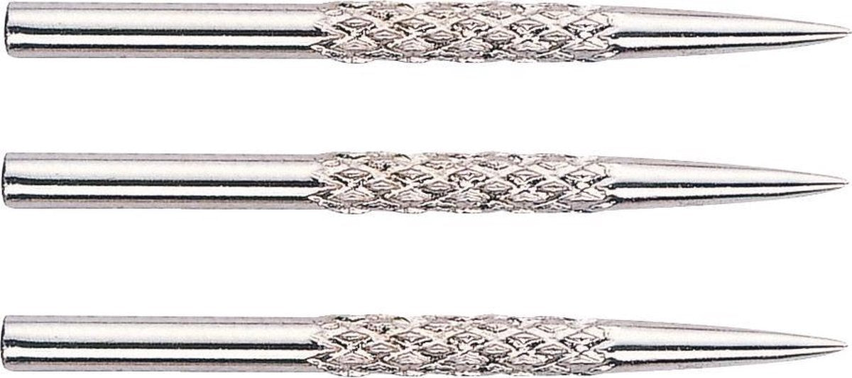 Unicorn Steeltip Dartpunten Knurled Grip 34.90 Mm Zilver 3 Stuks