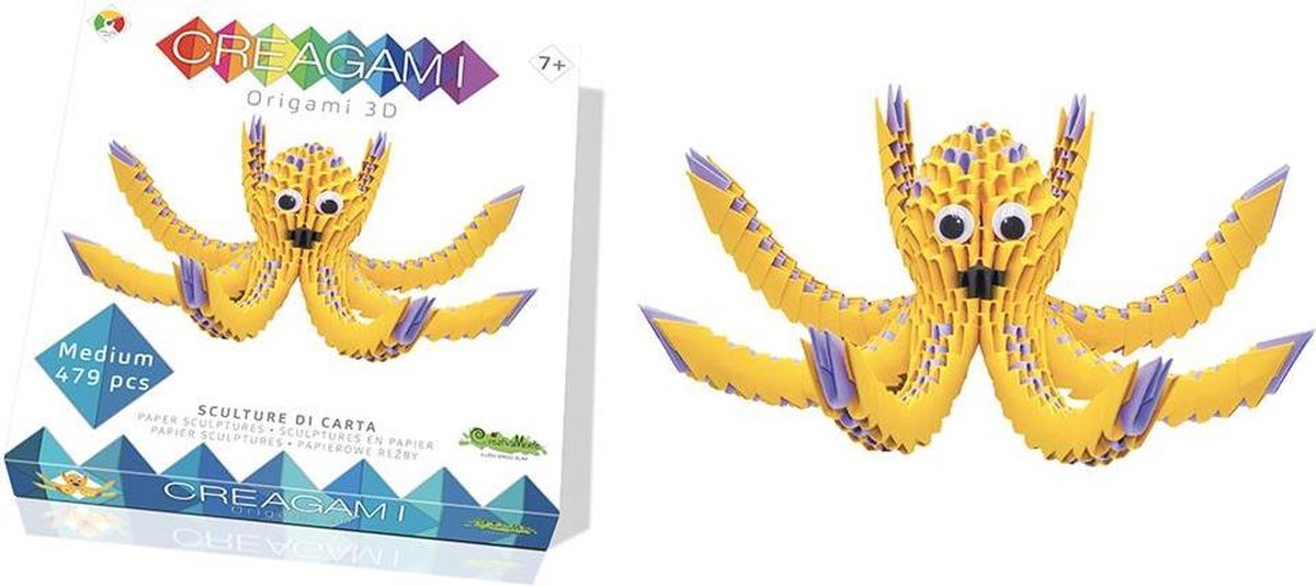 Creagami M: OCTOPUS Origami 3D H10cm