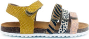 Gele Develab Sandalen Multi Strap Slimfit