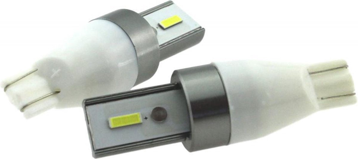 T15 W16W set | autoverlichting LED 2 stuks | 2-SMD xenon wit 6000K - 839 Lumen | 12V DC - 9.6 Watt