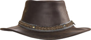 Relags leren hoed Wilsons bruin - Maat S
