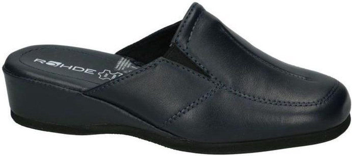 Rohde -Dames -  blauw donker - pantoffels - maat 39