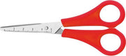 Schaar Westcott Kids 13cm - RH kunststof spitse punt rood