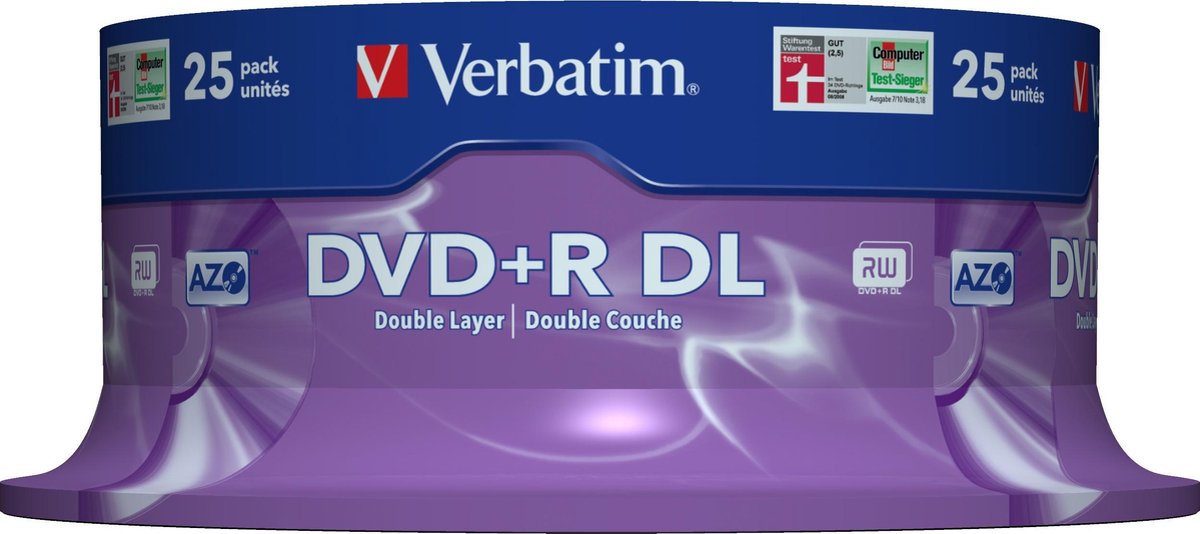 "Verbatim DVD+R DL 8