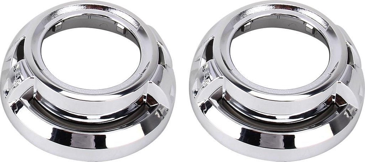 IPHCAR Z104 2-PCS 3.0 inch Universele auto LED koplamp Afscherming Cover Decoratieve hoes