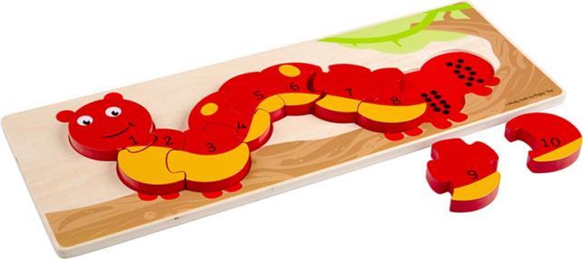 Bigjigs Caterpillar Number Puzzle