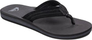 Quiksilver Carver Suede Heren Slippers - Black - Maat 42